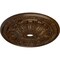 Ekena Millwork Flagstone Ceiling Medallion (Canopies up to 3 7/8"), 30"OD x 3 7/8"ID x 3 1/4"P, Root Beer Crackle CM30FLRBC - alternate 2